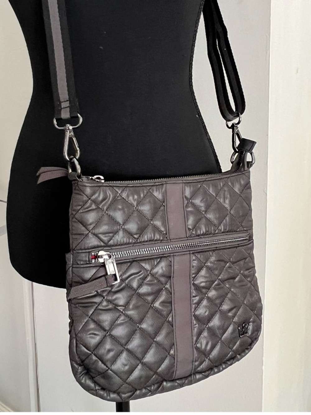 SALE Oliver Thomas Quilted Crossbody Bag w Adjustable Strap